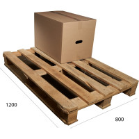Картонная коробка PACK INNOVATION 60x40x40 см, с ручками, объем 96 л, 5 шт IP0GK000R00604040-5