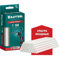 Ультрамощные прозрачные клеевые стержни KRAFTOOL Ultra Power 40 шт, 7x150 мм 06837-40