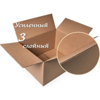 Картонная коробка PACK INNOVATION Гофрокороб 39.5x29.5x21.5 см, объем 25 л, 10 шт IP0GK392922-10