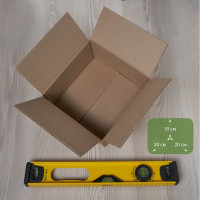 Картонная коробка PACK INNOVATION Гофрокороб 20x20x10 см, объем 4.0 л, 50 шт IP0GK00202010.1-50