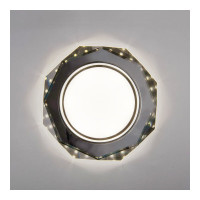 Встраиваемый светильник General Lighting Systems с подсветкой GX53, 120х42мм, граненый зеркальный, IP20 GCL-GX53-H38-BL-7 661259