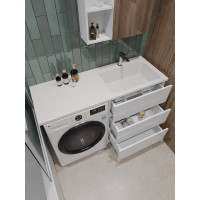 Напольная тумба с правой раковиной под стиральную машину ORANGE OPTIMA OP-70TUW+RAR