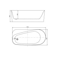 Акриловая ванна ALLEN BRAU Priority 170x80 белый матовый 2.31001.21 00259594