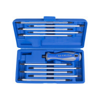 Набор отвертка со сменными вставками-битами KING TONY 11 предметов 32518MR