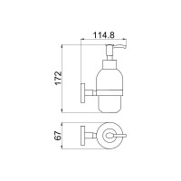 Дозатор для жидкого мыла ALLEN BRAU Priority 6.31006-31 00265407