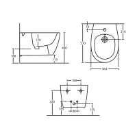 Подвесное биде ALLEN BRAU Fantasy 4.11006.20 00269469