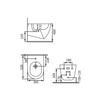 Подвесное биде ALLEN BRAU Reality черный 4.32008.31 00280171