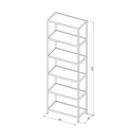 Стеллаж ALLEN BRAU Liberty 1.33006.BB 60 черный браш 00274352