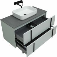 Тумба под раковину ALLEN BRAU Reality 1.32007.PWM 100 рapyrus white matt 00274401