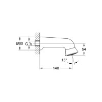 Спортивный верхний душ GROHE Relexa 28948000