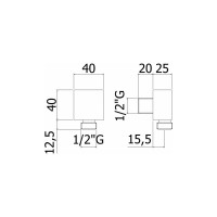 Шланговое подключение для душа Paffoni ZACC238NO 00249852