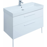 Тумба Aquanet Nova 100 белый глянец 00249922