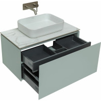 Тумба ALLEN BRAU 1.21002.PWM INFINITY 85 1+1 рapyrus white matt 00274103