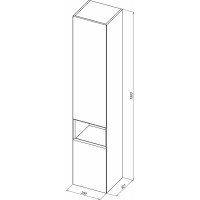 Пенал ALLEN BRAU 1.21010.PWM INFINITY 35 L рapyrus white matt 00274284