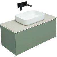 Тумба ALLEN BRAU 1.21004.CGM INFINITY 100 1+1 cement grey matt 00274243