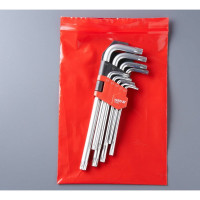 Пакет PACK INNOVATION с замком Зип лок 15x20 см 100 мкм красный металлик 500 шт IP0CBL1520100-500