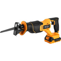 Аккумуляторная сабельная пила DEKO DKRS20, 20В, 2х2.0Ач 063-4253