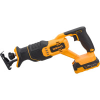 Аккумуляторная сабельная пила DEKO DKRS20, 20В, 2х2.0Ач 063-4253
