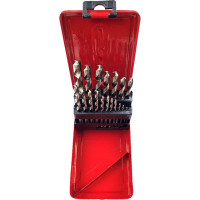 Набор сверл по металлу HSS стандарт 19 шт, 1-10 мм Strong СTC-021000019