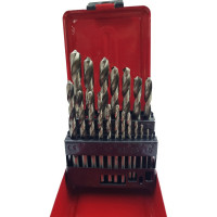 Набор сверл по металлу HSS стандарт 19 шт, 1-10 мм Strong СTC-021000019