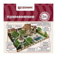 Геотекстиль 200 1.6х25 м, 40 кв.м Izoway 18670