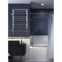 Полотенцесушитель INDIGO Brace c полкой (н.р.1") 100/50 м/о 60 боковое подключение слева LBCW100-50PL-б/п-60