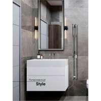 Полотенцесушитель INDIGO Style (electro) 120/10 (скр.монтаж, унив.подкл.R/L, полиров.) LSE120-10Rt