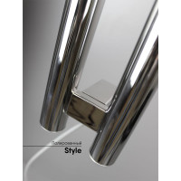 Полотенцесушитель INDIGO Style (electro) 120/10 (скр.монтаж, унив.подкл.R/L, полиров.) LSE120-10Rt