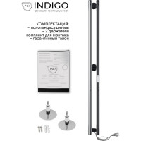 Полотенцесушитель INDIGO Style (electro) 120/10 (скр.монтаж, унив.подкл.R/L, полиров.) LSE120-10Rt