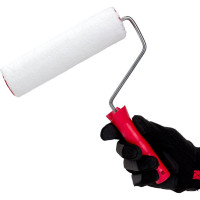 Велюровый бесшовный белый валик Петрович 200мм, ворс 4-5мм П118-200 4100002835