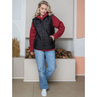 Утепленный жилет Факел Офис, тк.Дюспо, черный, размер 68-70 52044000.009