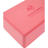 Блок для йоги ZDK красный, 2 шт, 23x15x10см, 200г ZDK_2Block200/Red