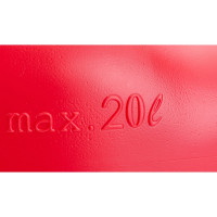 Канистра 20 л, красная для топлива в комплекте с крышкой и лейкой 3ton 55299