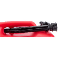 Канистра 20 л, красная для топлива в комплекте с крышкой и лейкой 3ton 55299