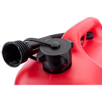 Канистра 20 л, красная для топлива в комплекте с крышкой и лейкой 3ton 55299