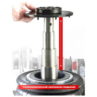 Подкатной пневматический домкрат Forsage 3.5т F-YHQD-3WT-270B(51125)  F-YHQD-3WT-270B NEW /3,5/(51125)