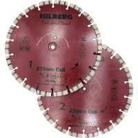 Диск алмазный отрезной Hilberg 230 (2шт) Industrial Hard CnB HI886