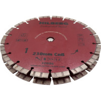 Диск алмазный отрезной Hilberg 230 (2шт) Industrial Hard CnB HI886