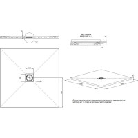 Литьевой поддон ALLEN BRAU Priority 1000x1000 8.31005-21 00267163