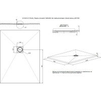 Литьевой поддон ALLEN BRAU Priority 1200x900 8.31007-21 00267165