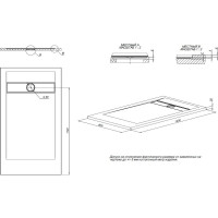 Поддон литьевой ALLEN BRAU Infinity 1400x800 8.21004-21 00267227