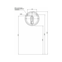 Зеркало 60 черное ALLEN BRAU INFINITY 1.21022.BL 00298476
