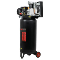 Компрессор VERTON Air AC-100/420V вертикальный бак, масляный ременной 420л/мин,100л,12бар, 2,5кВт, 230В, рапид 01.12210.13370