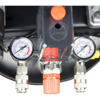 Компрессор VERTON Air AC-100/420V вертикальный бак, масляный ременной 420л/мин,100л,12бар, 2,5кВт, 230В, рапид 01.12210.13370