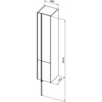Пенал ALLEN BRAU REALITY 30 R cement grey matt 00274360 1.32001.CGM