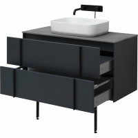 Тумба под раковину ALLEN BRAU Reality 100 anthracite matt 1.32007.AM 00274399