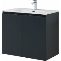 Подвесная тумба Aquanet Алвита new 80 2 двери, антрацит 00277527