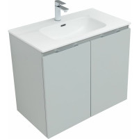 Подвесная тумба Aquanet Алвита new 80 2 двери, серый 00277528