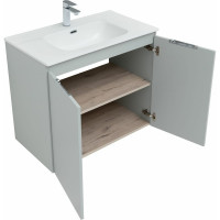 Подвесная тумба Aquanet Алвита new 80 2 двери, серый 00277528