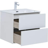 Тумба Aquanet Lino 60 (Flat) белый глянец 00287540